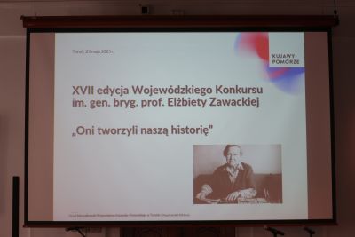 pierwszy slajd prezentacji poświęconej XVII edycji konkursu wyświetlonej  na ekranie