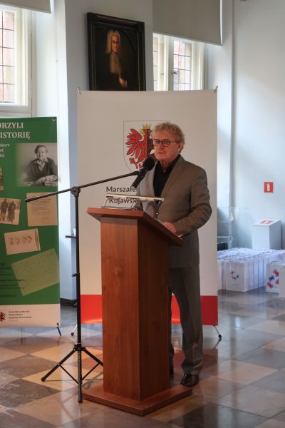 prowadzący galę konkursu Pan Andrzej Drozdowski