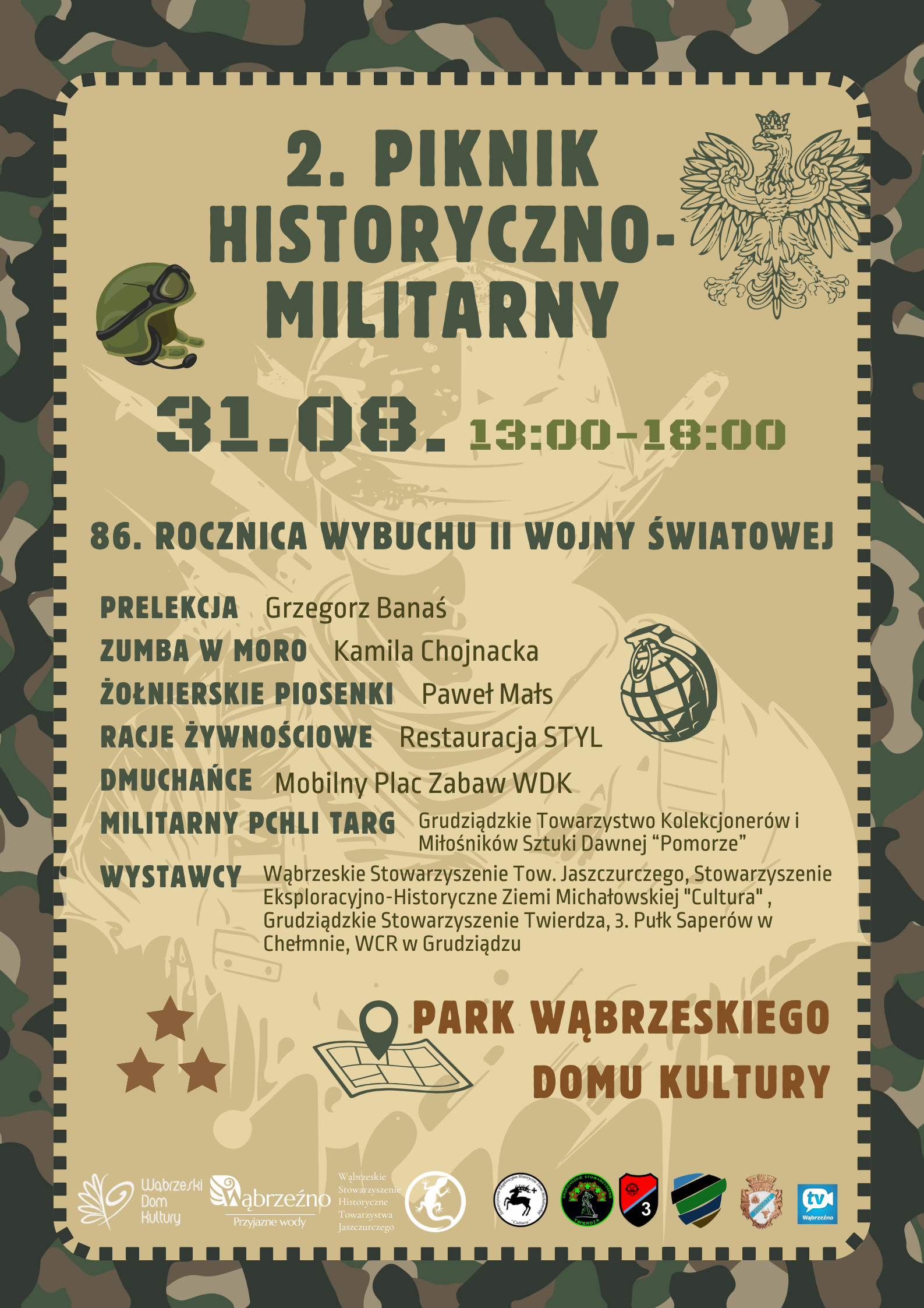 II Piknik Historyczno–Militarny w Wąbrzeźnie (31 sierpnia 2025 r.)