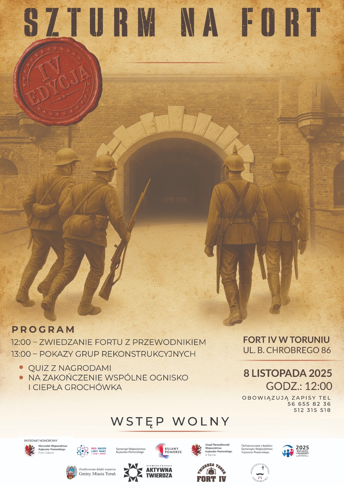 IV edycja inscenizacji „Szturm na fort” – „żywa” lekcja historii w Forcie IV