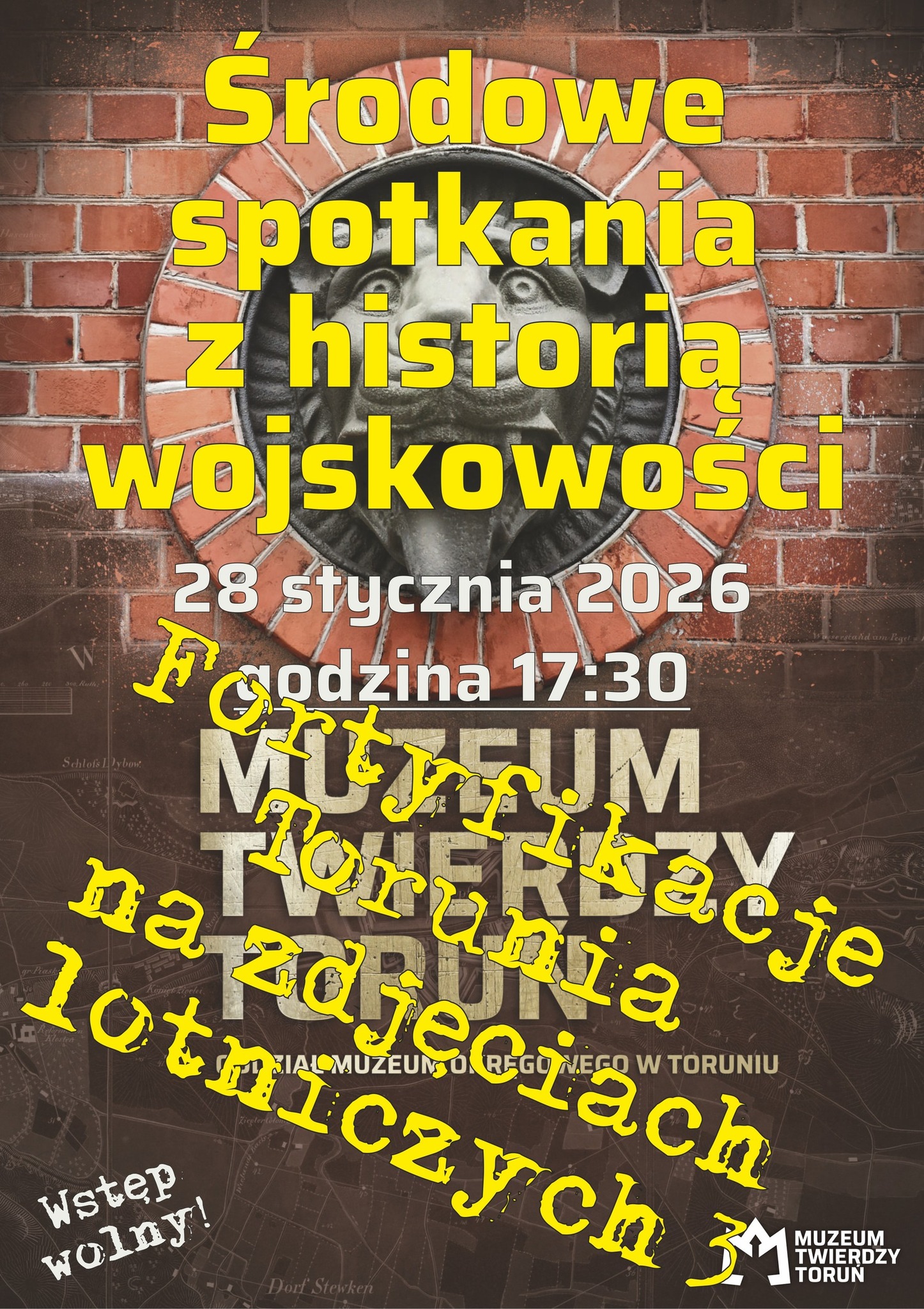 „Fortyfikacje Torunia na zdjęciach lotniczych – cz. III”  – comiesięczne spotkania z historią wojskowości w Muzeum Twierdzy Toruń